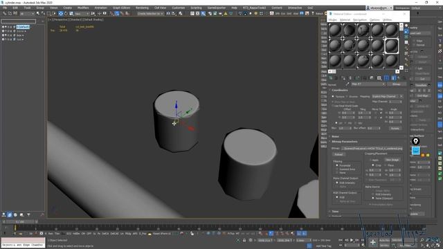 Как запечь нормали на цилиндре без бахромы. Bevel шейдеры. Ответ подписчику смотреть онлайн