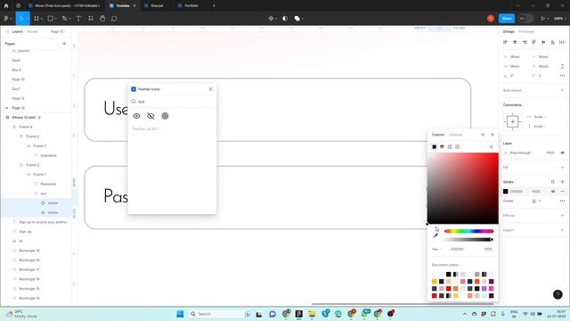 Designing a Mobile App Signup Page in Figma : Figma UI Design Tutorial #figmatutorial #figma #5min смотреть онлайн