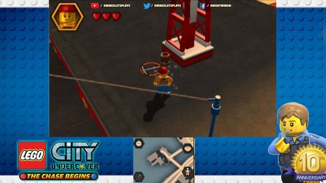 Lego City Undercover The Chase Begins Part 5 A Miner Problem & Fire Rescue! (3DS) смотреть онлайн