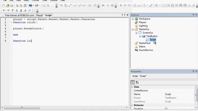 Roblox scripting tutorial Part 1. Advanced reset script смотреть онлайн