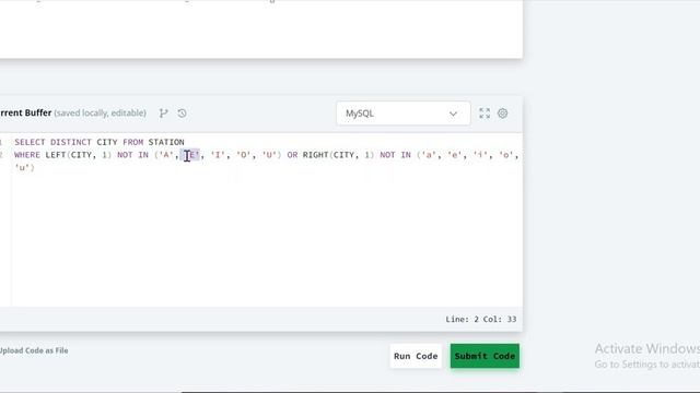 HackerRank SQL PROBLEM - 7 | Weather Observation Station 11 | By @Shubhneet_Tiwari смотреть онлайн