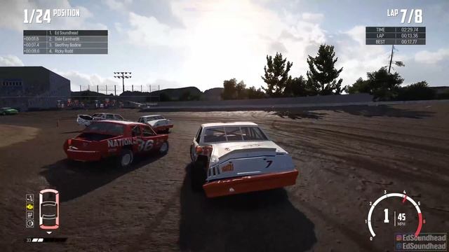 NASCAR DIRT RACING DESTRUCTION! | Wreckfest | NASCAR Legends Mod смотреть онлайн