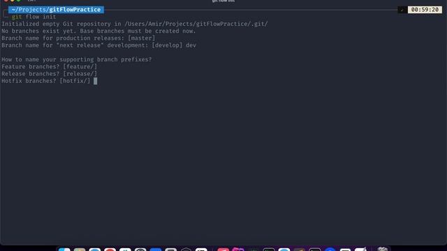 git flow init смотреть онлайн
