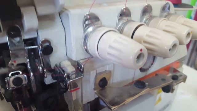 Как заправлять пятинитку (оверлок) BAOYU 757 F смотреть онлайн