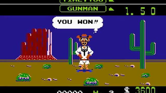 NES - Wild Gunman смотреть онлайн