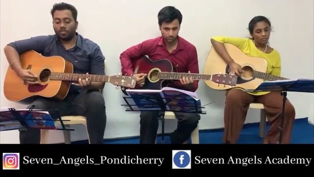 Yesuvin Irudhayame | Tamil Christian Keerthanai Song | Best Guitar Class | Seven Angels Academy смотреть онлайн