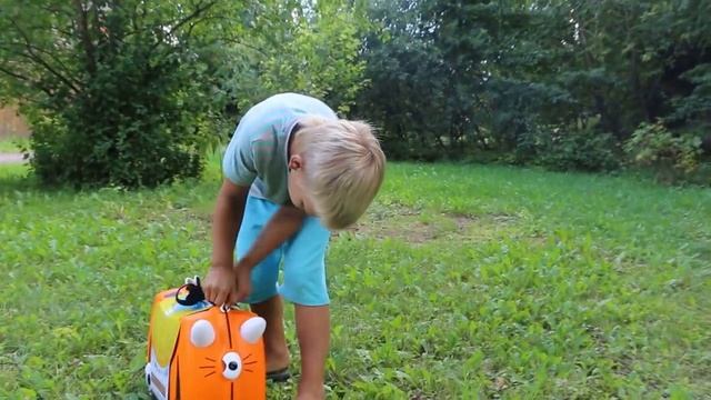 Обзор детского чемодана Trunki Tiger смотреть онлайн