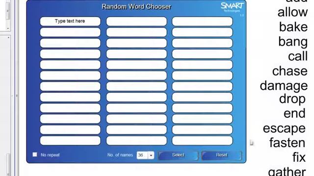 Random Word Chooser смотреть онлайн