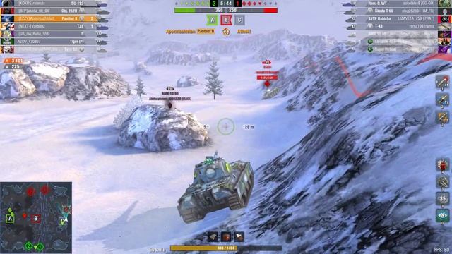 [Mad Games] Panther II 5,900 Damage Rammm • WOT Blitz • смотреть онлайн