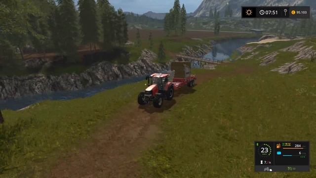 Farming Simulator 17 - Forestry and Farming on Goldcrest Valley 027 смотреть онлайн