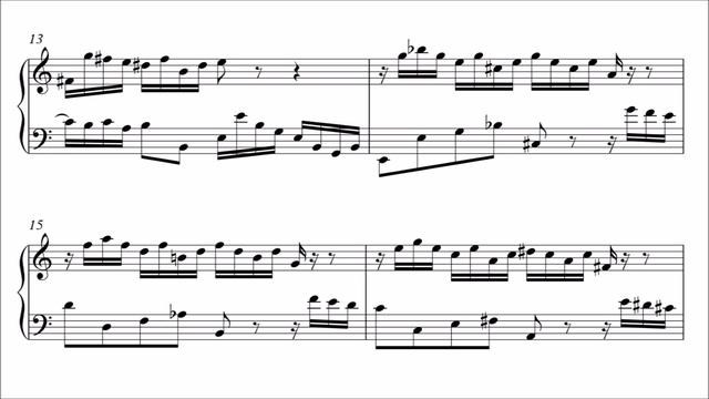 Bach: Invention 13 in A Minor, BWV 784 (Urtext Edition) смотреть онлайн