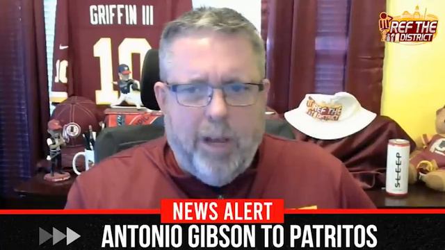 Washington Commanders free agent RB Antonio Gibson to sign with the New England Patriots смотреть онлайн
