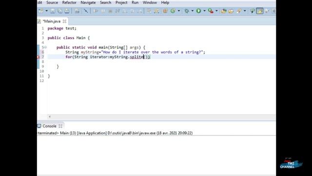 How do I iterate over the words of a string ? #java #code #string смотреть онлайн
