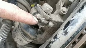 Лёгкое снятие рулевого наконечника, автомобиль Geely mk 2013 г.в