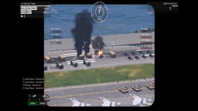 ARMA 3 Apex AH 64D Apache Longbow (targeting tutorial1) смотреть онлайн