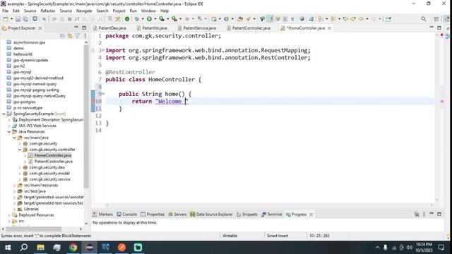 EP-13a Spring Boot Security Example: Default Security, Custom Security смотреть онлайн