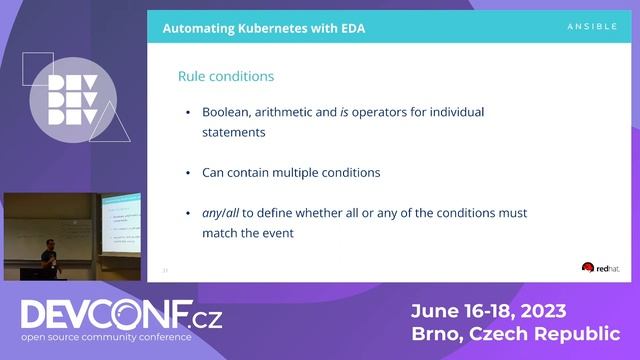 Automating Kubernetes with Event Driven Ansible - DevConf.CZ 2023 смотреть онлайн