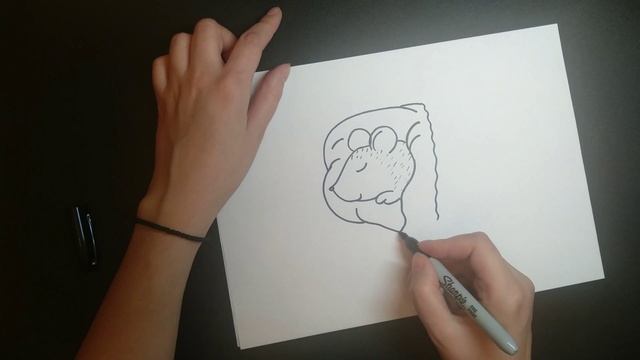 Как нарисовать НОВОГОДНЮЮ МЫШКУ простые рисунки для детей смотреть онлайн