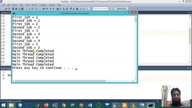 Multithreading in JAVA смотреть онлайн