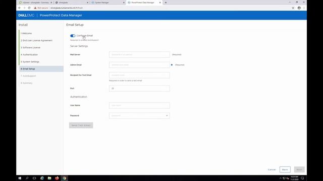 PowerProtect Data Manager 19 6 First Login and DR Backup Configuration смотреть онлайн