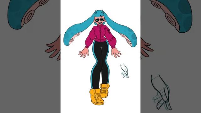 PROCREATE TIMELAPSE | SPLATOON CHARACTER смотреть онлайн