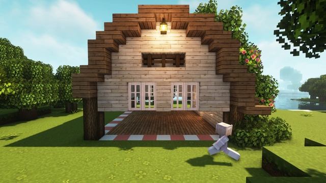 [Minecraft] ✨ Aesthetic small House Tutorial / Cottagecore/ Mizuno's 16 Craft Resource Pack смотреть онлайн