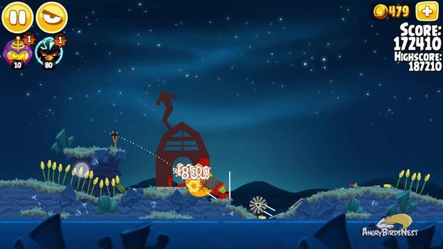 Angry Birds Seasons Invasion of the Egg Snatchers 2 21 Walkthrough 3 Star смотреть онлайн