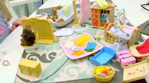 Коллекция Сильваниан Фэмилис: распаковка  Туалет Sylvanian Families обзор  игрушек