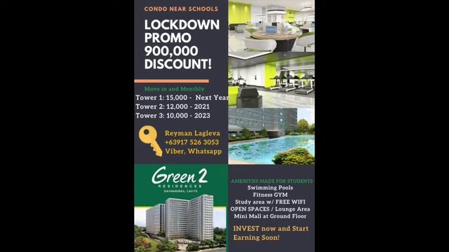 CONDO NEAR UNIVERSITIES / SCHOOL | MONTHLY STARTS @ PHP 12,000 | CONDO INVESTING | 0917 526 3053 смотреть онлайн