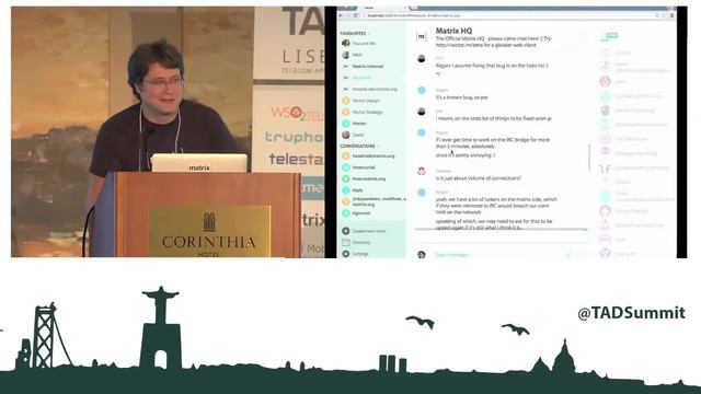 Matthew Hodgson talks all things Matrix at TADS Lisbon 2015 смотреть онлайн