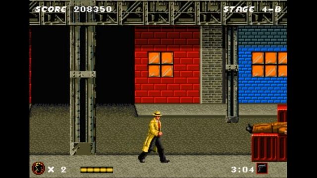 Sega Mega Drive 2 (Smd) 16-bit Dick Tracy stage 4