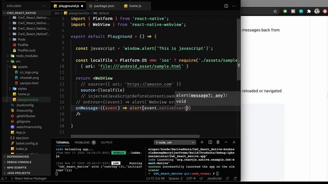 Adding Web views with Progress Bars in React Native смотреть онлайн