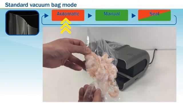 How to use standard vacuum bag mode/Two-in-one automatic vacuum sealer ASV-320D смотреть онлайн
