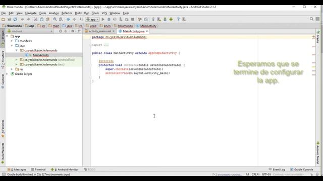 HOLA MUNDO EN ANDROID STUDIO (FACIL Y RÁPIDO) смотреть онлайн