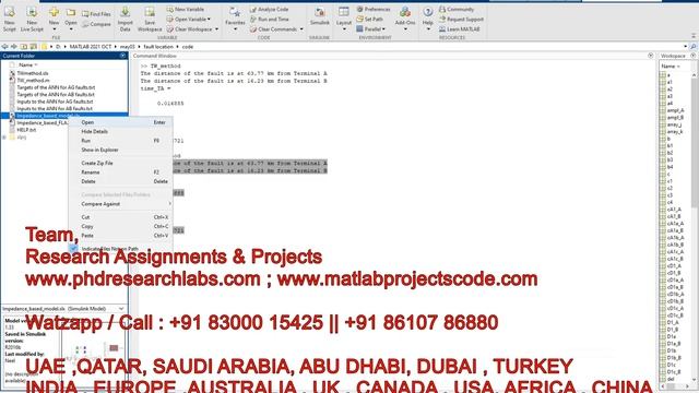 Fault location estimation along transmission line Impedance method & Traveling wave method | MATLAB смотреть онлайн