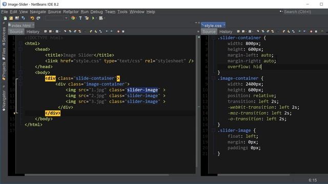 How to Create Image Slider Using HTML and CSS | Image Slideshow Tutorial смотреть онлайн