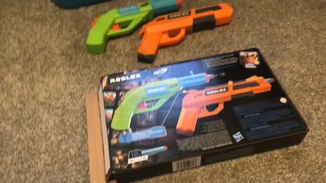 Got my Jailbreak ROBLOX Nerf guns. смотреть онлайн