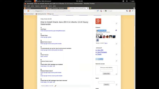 How to Install Oracle Java JDK in Ubuntu смотреть онлайн