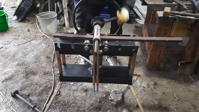 первый тест трубопрокатного станка, регулировка смотреть онлайн