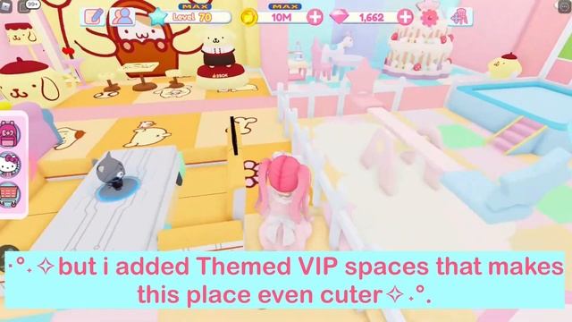UPDATED!!! MY HELLO KITTY CAFE TOUR ♡ ROBLOX смотреть онлайн
