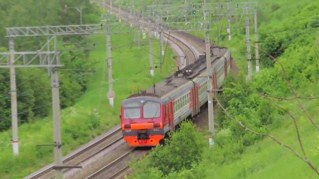 Электропоезд ЭД4М-0043 перегон Малоярославец-Шемякино 21.06.2020 смотреть онлайн