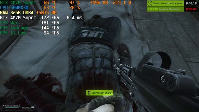 RTX 4070 SUPER in TARKOV Benchmark GROUND ZERO - LOW/MEDIUM/HIGH/ULTRA/CUSTOM - ONLINE Raid 1440p смотреть онлайн
