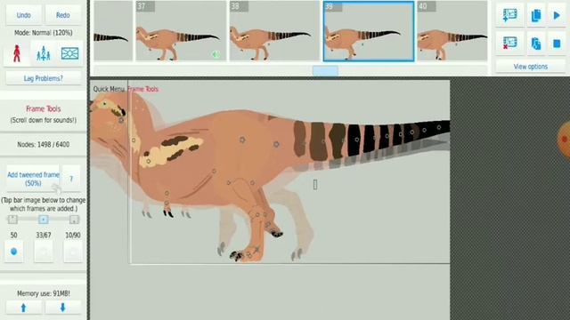 Dinosaur Walk Animation Tutorial (Stick Nodes) смотреть онлайн