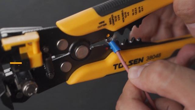 TOLSEN® Self Adjusting Wire Stripper Auto Wire Stripping Tool for Electrical Cable Cutting 38048 смотреть онлайн