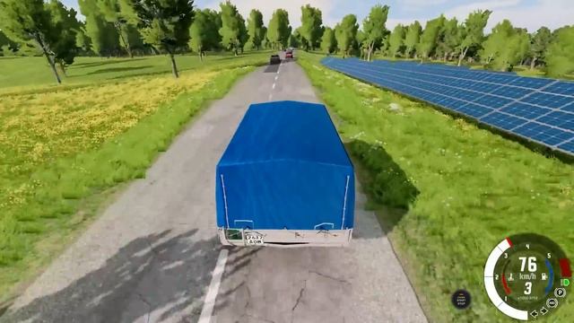 ПЕРЕГРУЗ ГАЗЕЛИ! Как НА НЕЙ ЕХАТЬ? - BeamNg Drive смотреть онлайн