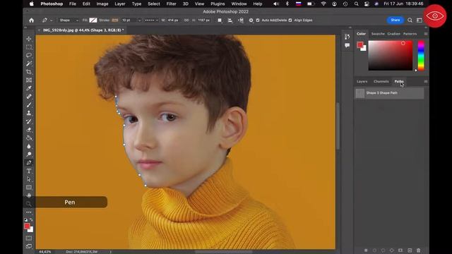 Маска в Photoshop смотреть онлайн