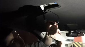 установка видео регистратора в kia cerato 2019?подключение к заднему плафону