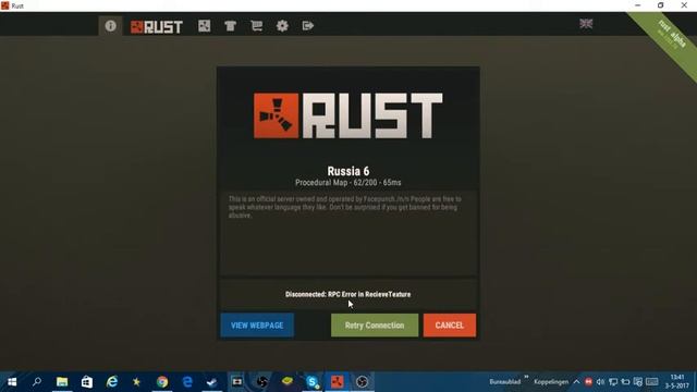Help me fix Disconnected: RPC Error in Recieve Texture смотреть онлайн