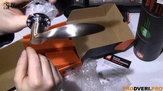 Ручка дверная Archie S010 X10 HH S.Nickel Белый Никель