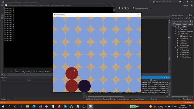Connect Four made using C++ and SDL2 смотреть онлайн